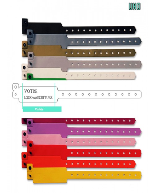 Bracelet Vinyle Uno & Plux
